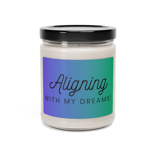 "Aligning with My Dreams" Scented Soy Candle, 9oz