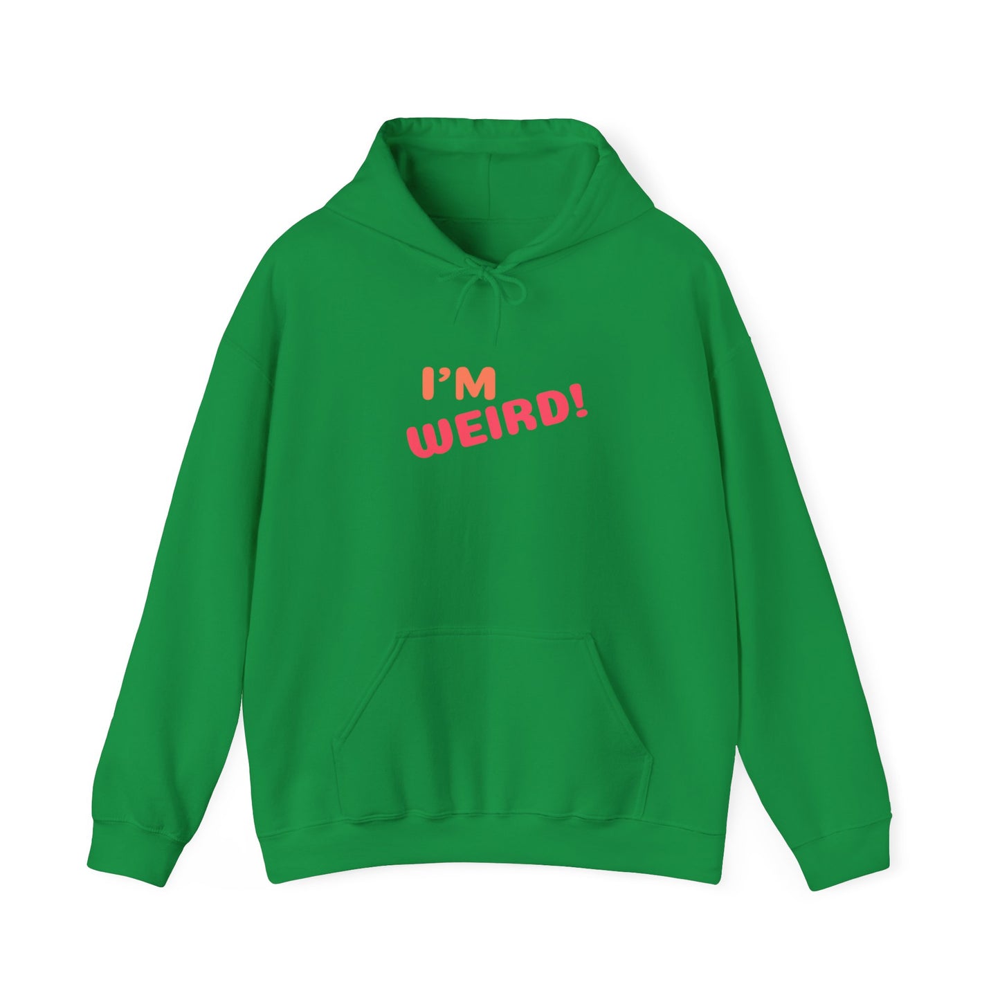 "I'm Weird!" Unisex Heavy Blend™ Hooded Sweatshirt