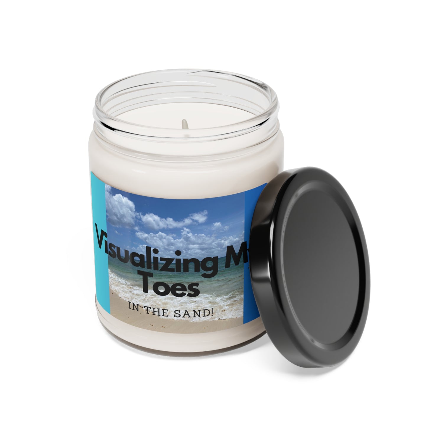 "Visualizing My Toes in the Sand" - Scented Soy Candle, 9oz