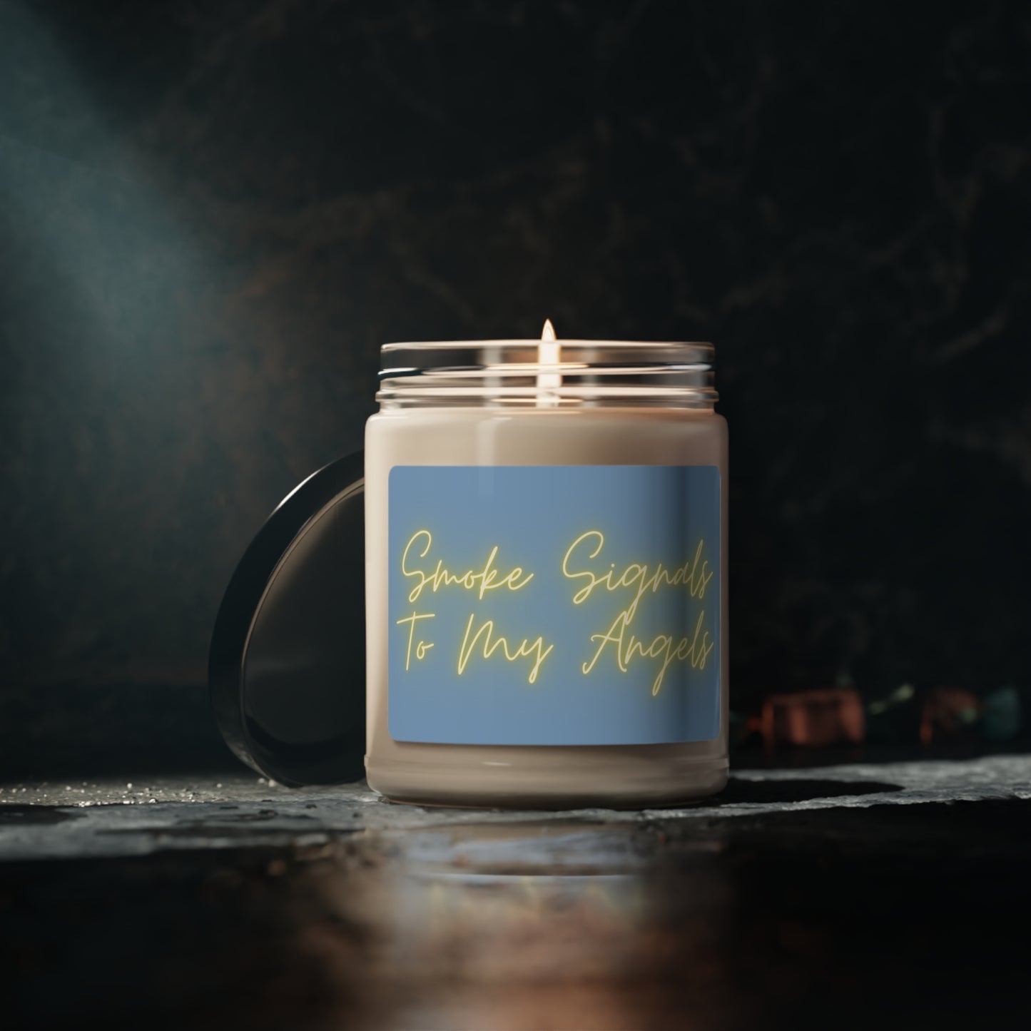 "Smoke Signals To My Angels" - Scented Soy Candle, 9oz